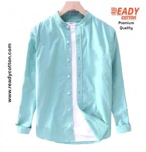 Paste Band Collar Shirt for Men | Ready Cotton