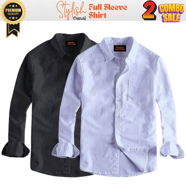 Full Sleeve Oxford Cotton Men Shirt