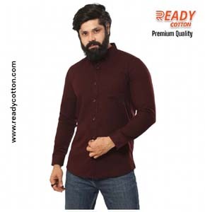 Coffee Color Casual Shirt for Men