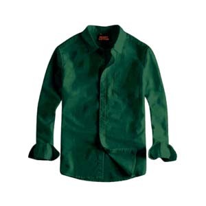 Men's Dark Green Oxford Cotton Shirt